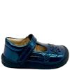 STARTRITE GIRLS F FIT VELCRO STRAP SHOE - NAVY GLITTER